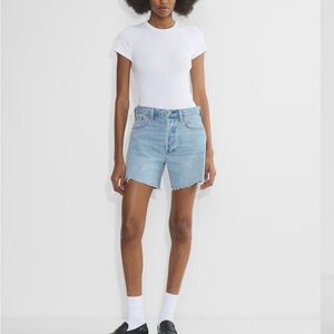 Aritzia Denim Forum Ex-Boyfriend Hi Mid-Thigh Denim Short